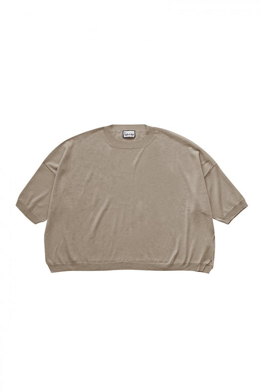 humoresque - CREWNECK KNIT - GRAY BEIGE