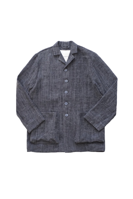 toogood - THE PHOTOGRAPHER JACKET - LINEN HESSIAN - WATER