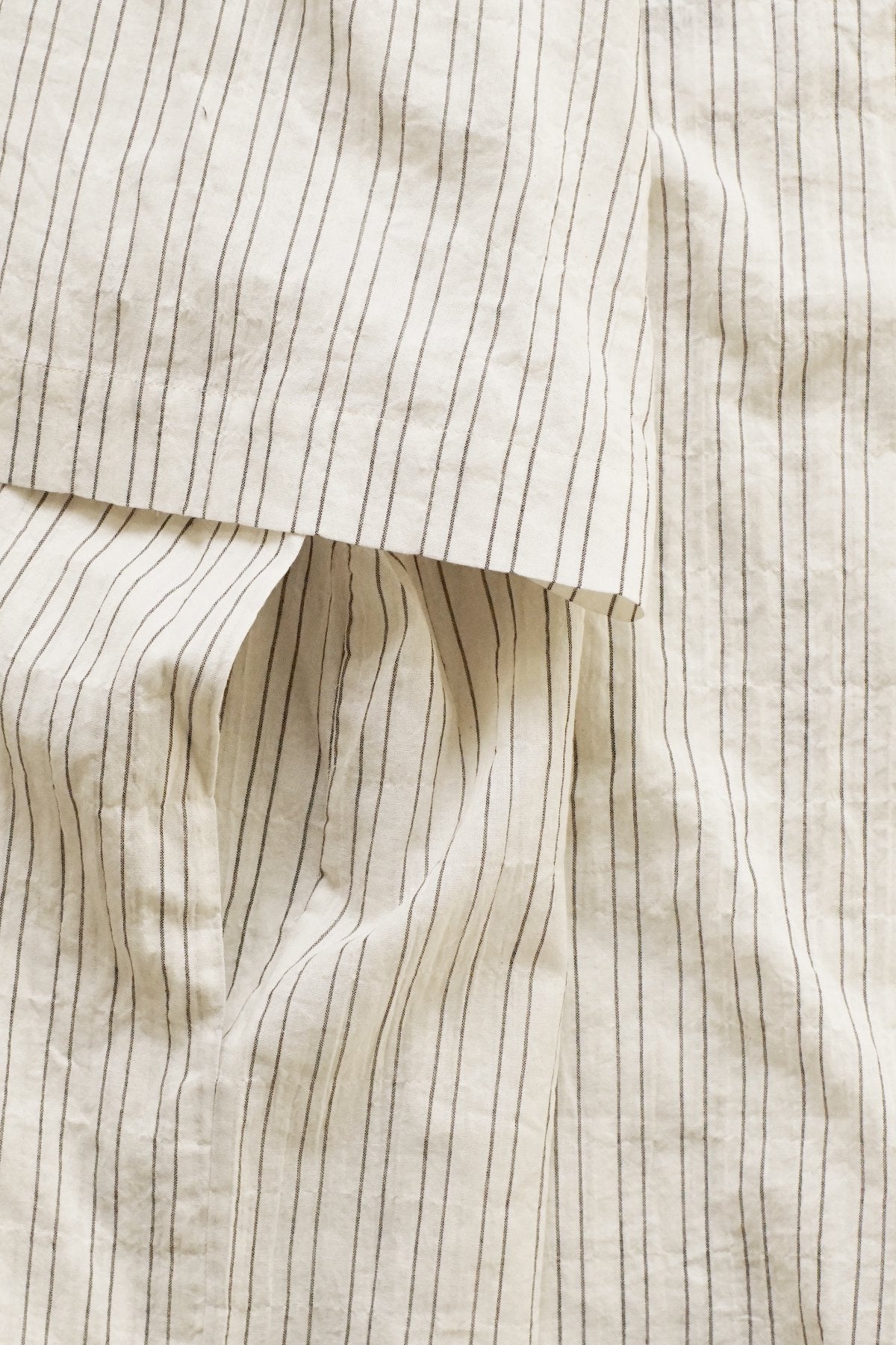 toogood - THE DRUMMER SHIRT - WIDE TICKING STRIPE FLINT