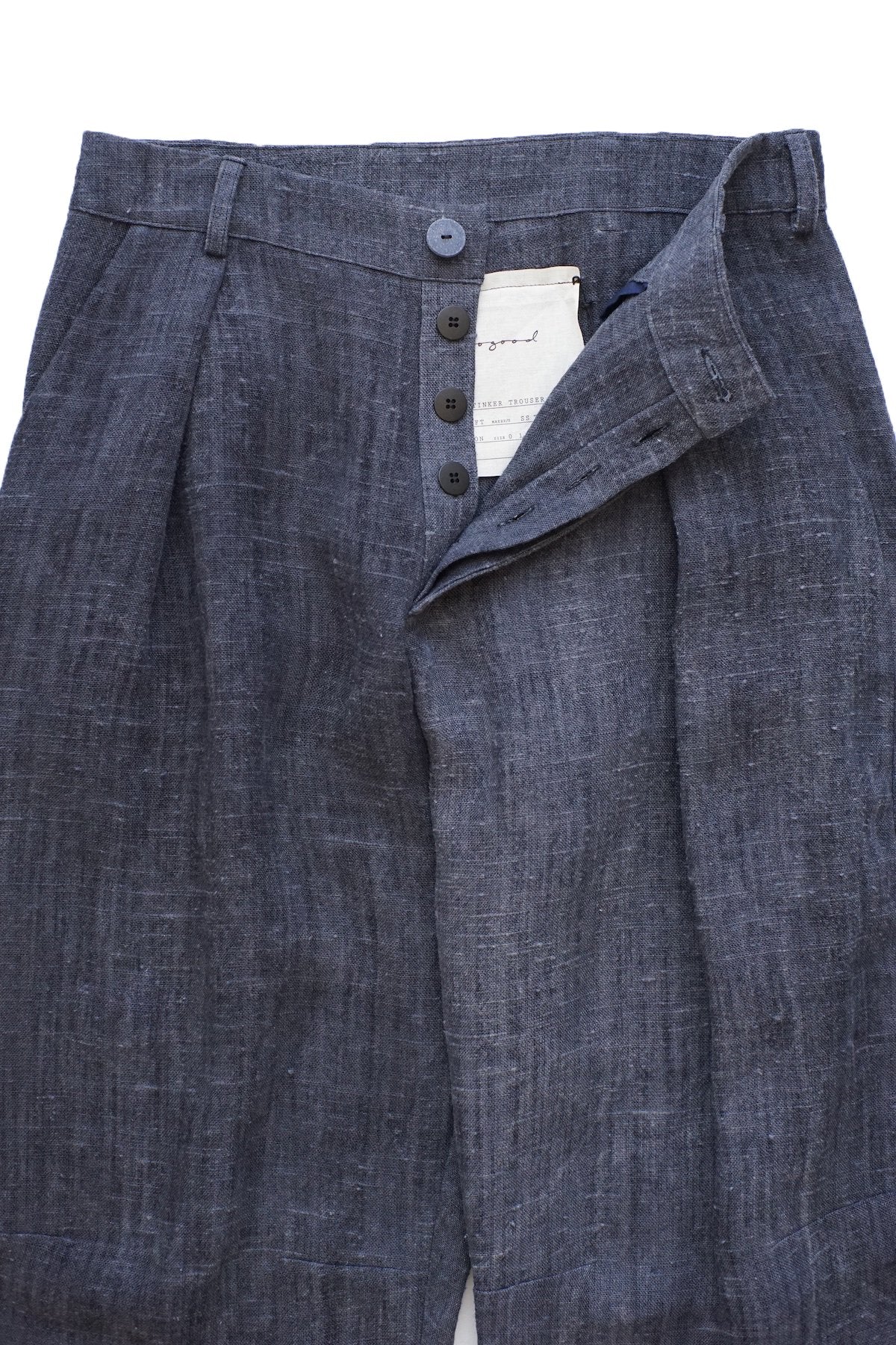 toogood - THE TINKER TROUSER - LINEN HESSIAN WATER