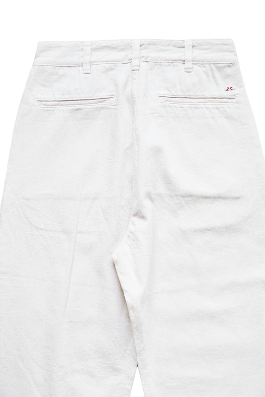 Porter Classic - SUMMER WHITE PANTS - WHITE