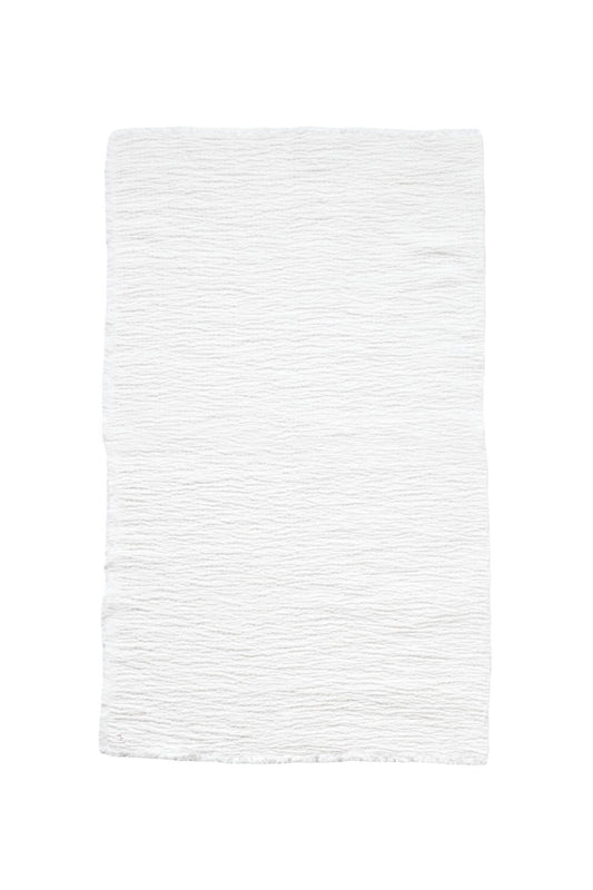 Porter Classic - SASHIKO LIGHT LINEN BLANKET - WHITE