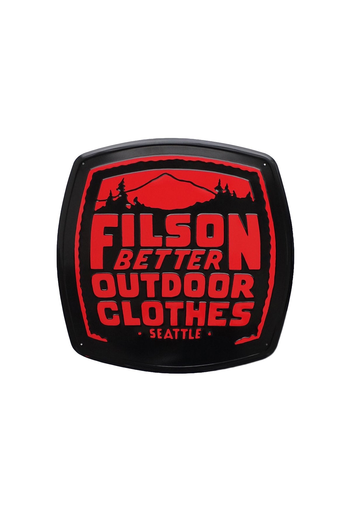 FILSON - TIN SIGN - BETTER OUTDOOR CLOTHES