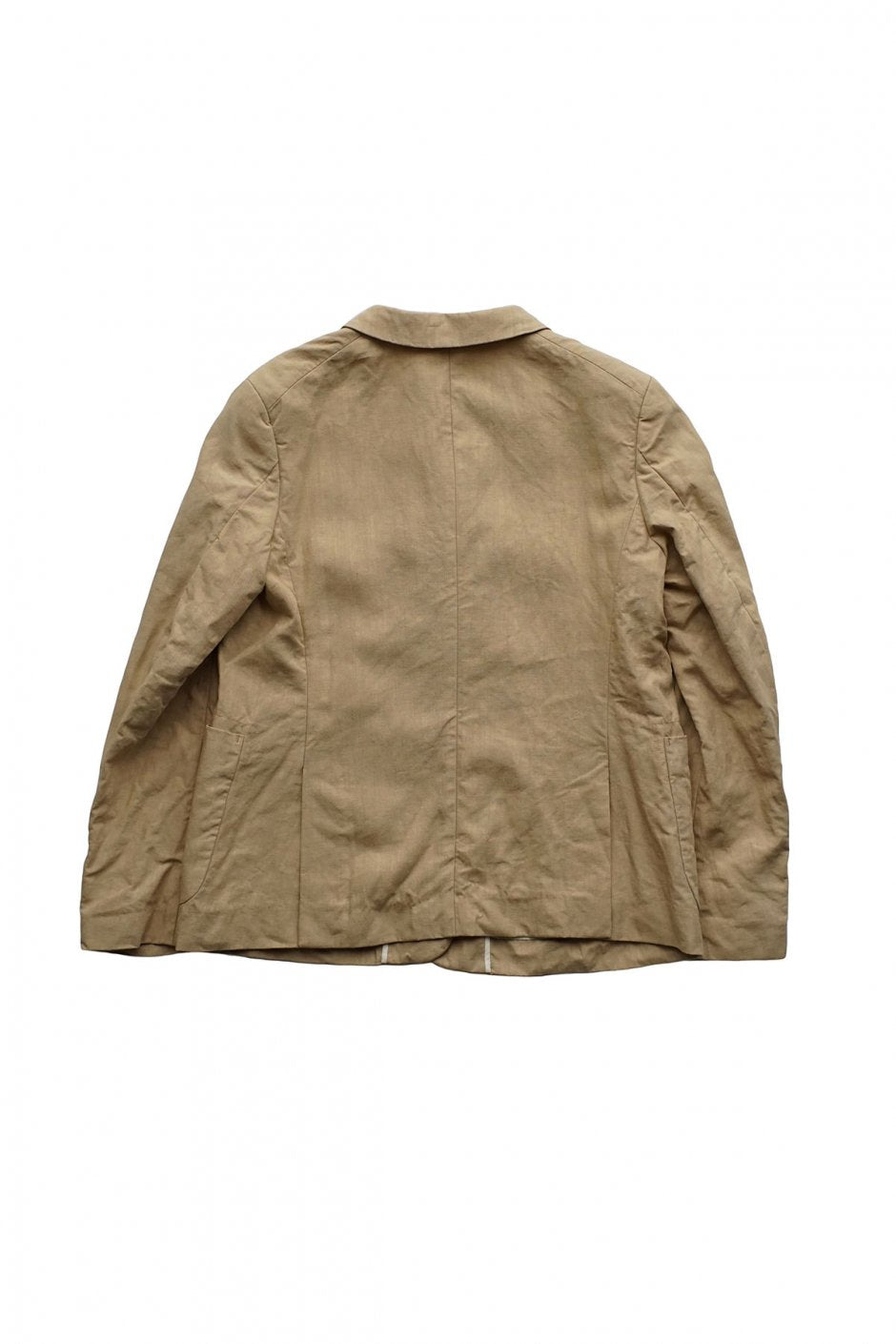 Nigel Cabourn woman - DOUBLE BREAST JACKET LINEN - KAHKI