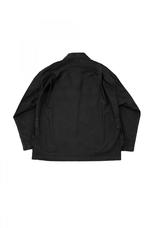 Porter Classic - POPLIN MIL-SHIRT JACKET - BLACK