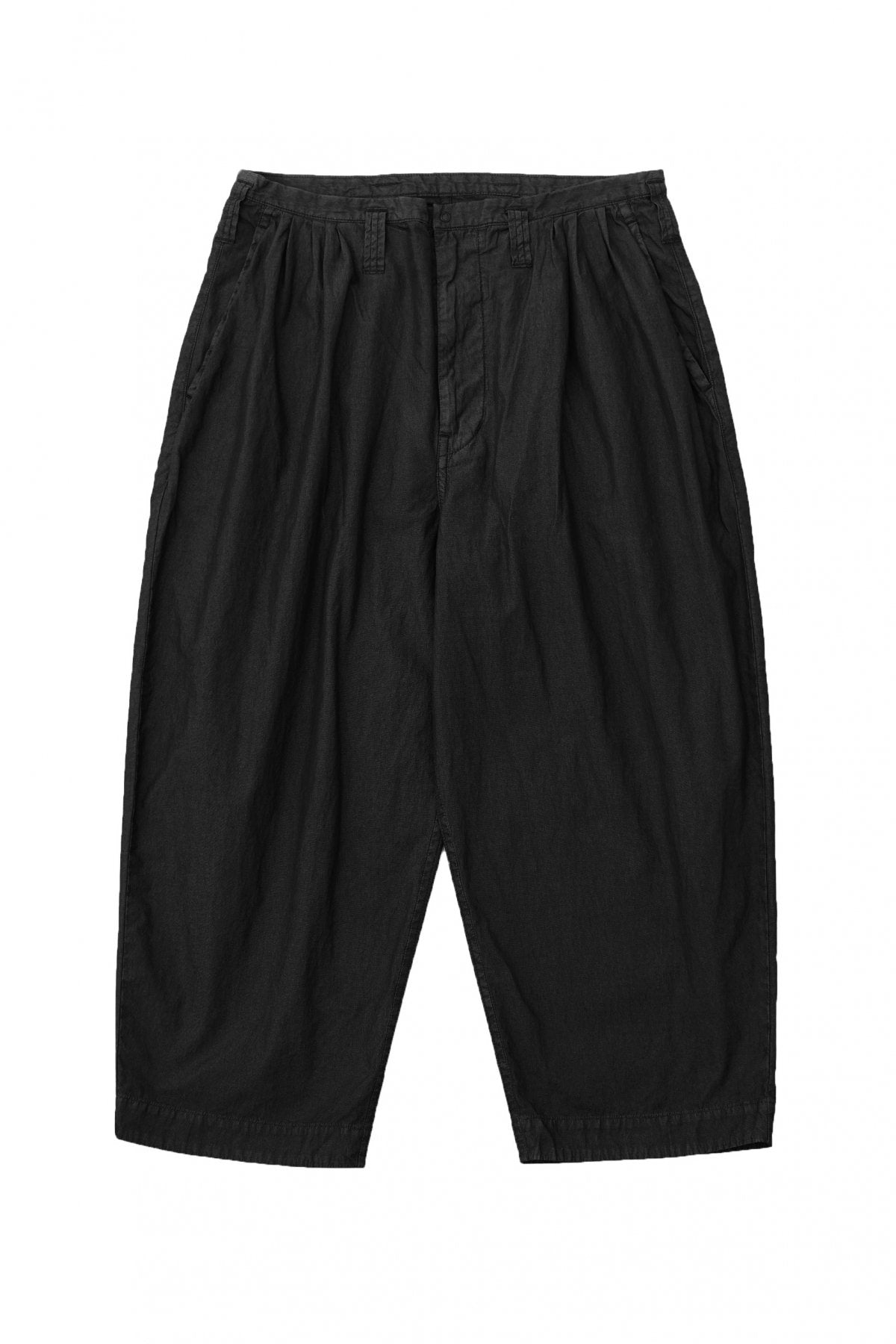 Porter Classic - POPLIN JAZZ PANTS - BLACK