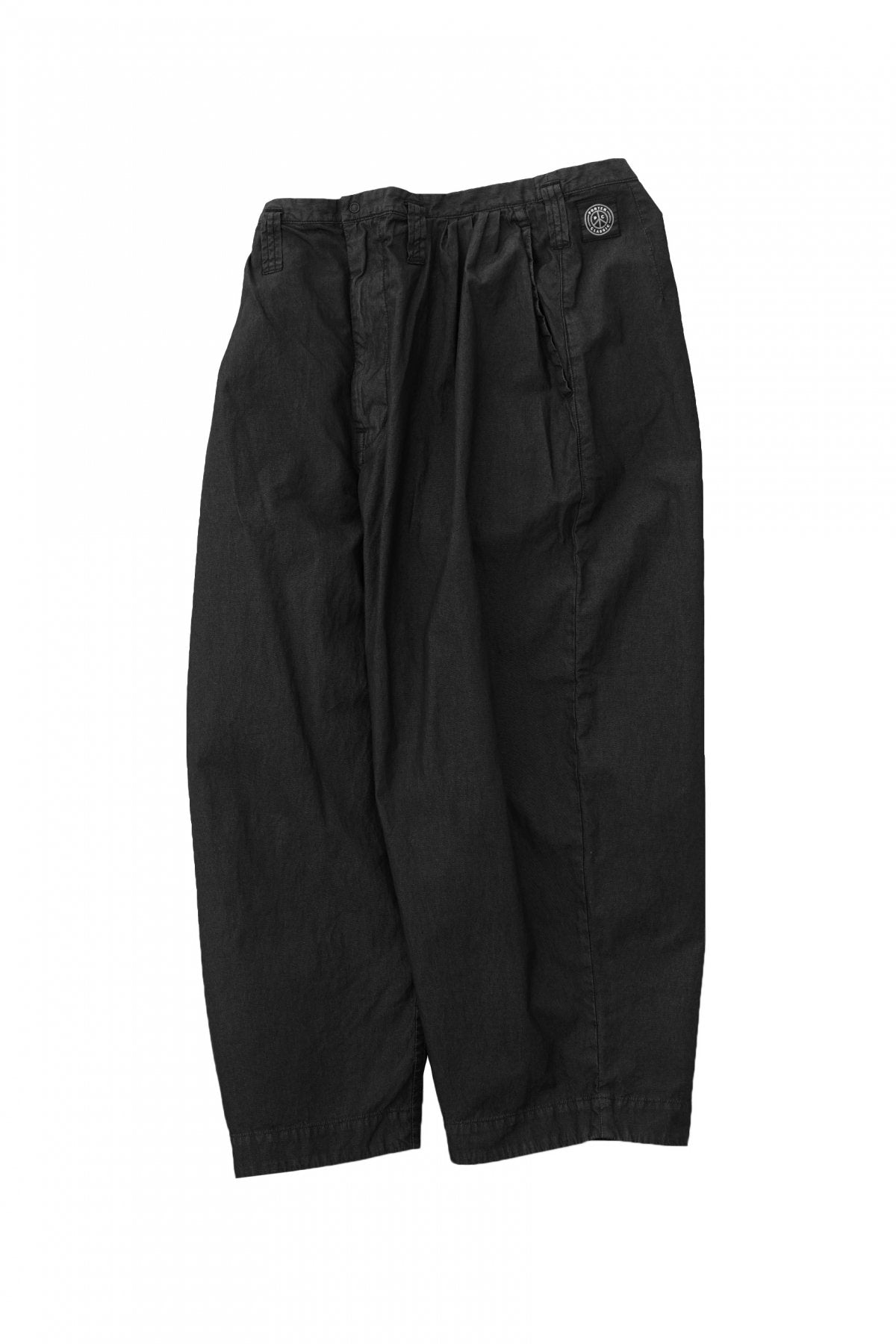 Porter Classic - POPLIN JAZZ PANTS - BLACK