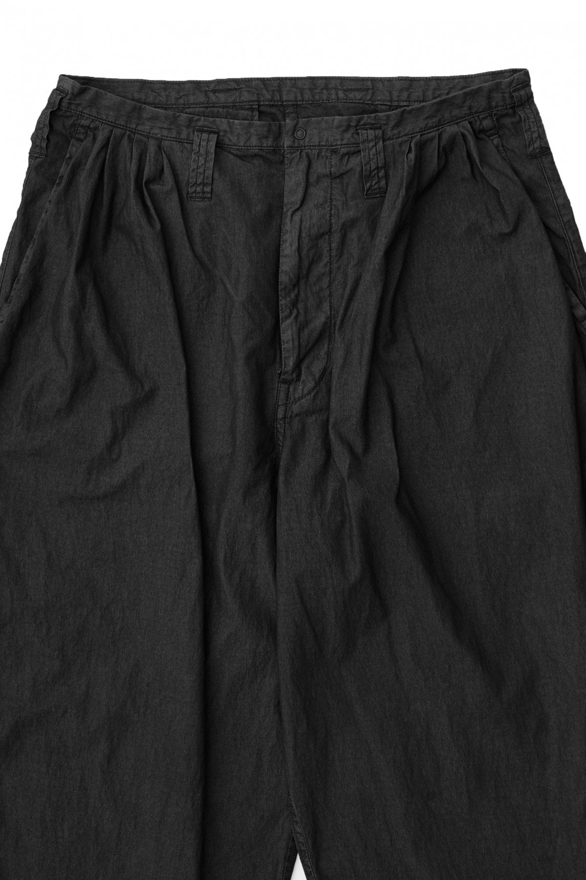 Porter Classic - POPLIN JAZZ PANTS - BLACK