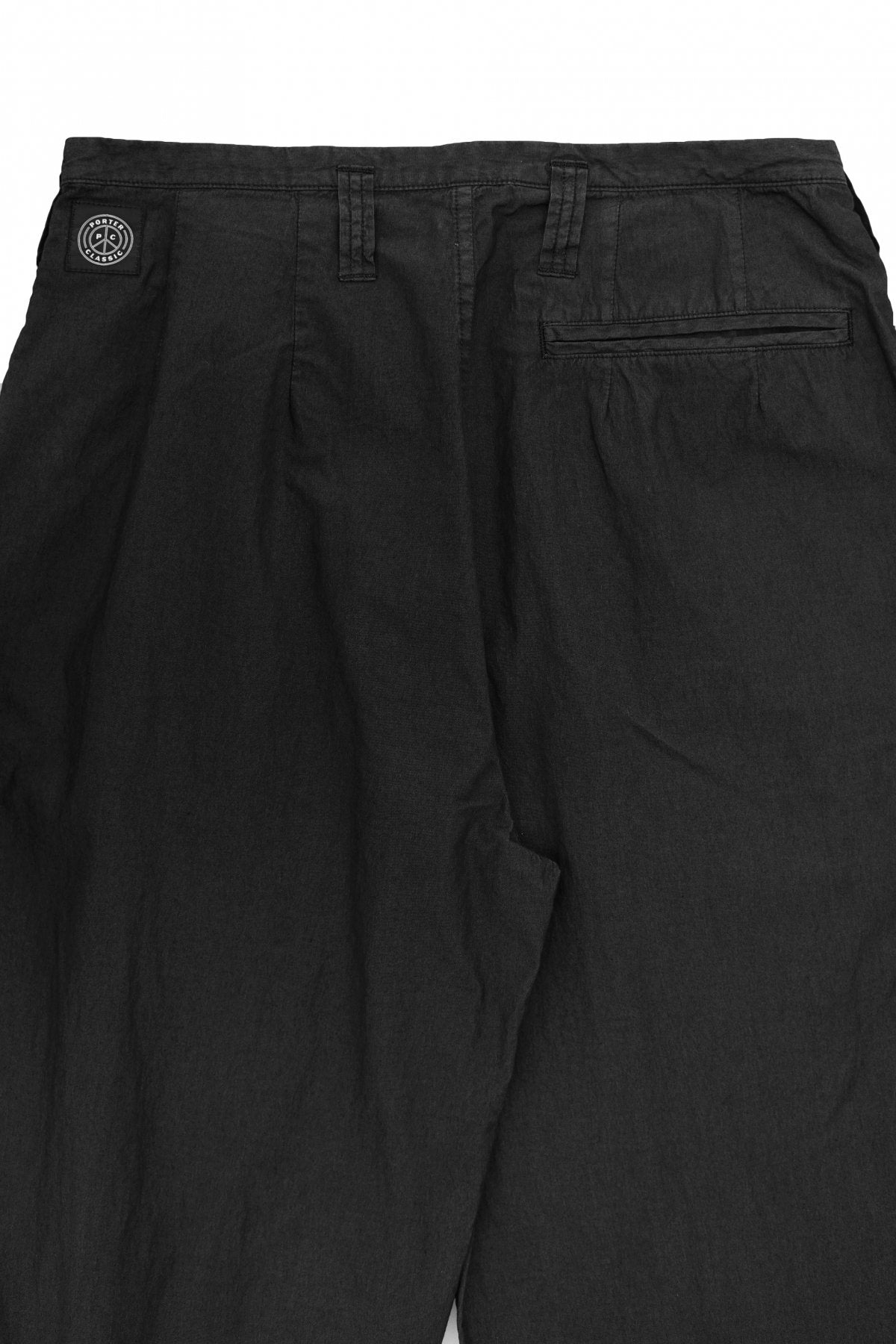 Porter Classic - POPLIN JAZZ PANTS - BLACK