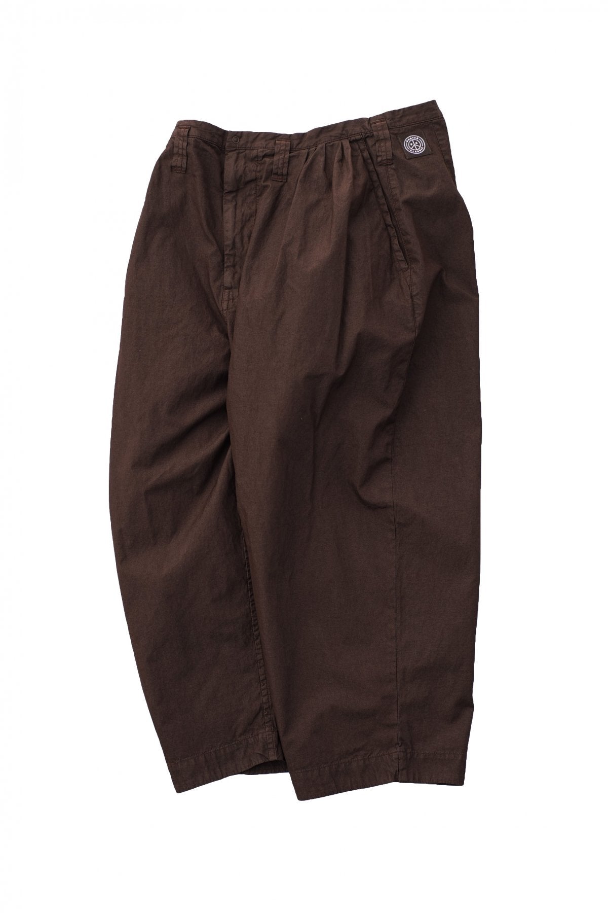 Porter Classic ★★★ - POPLIN JAZZ PANTS - BROWN