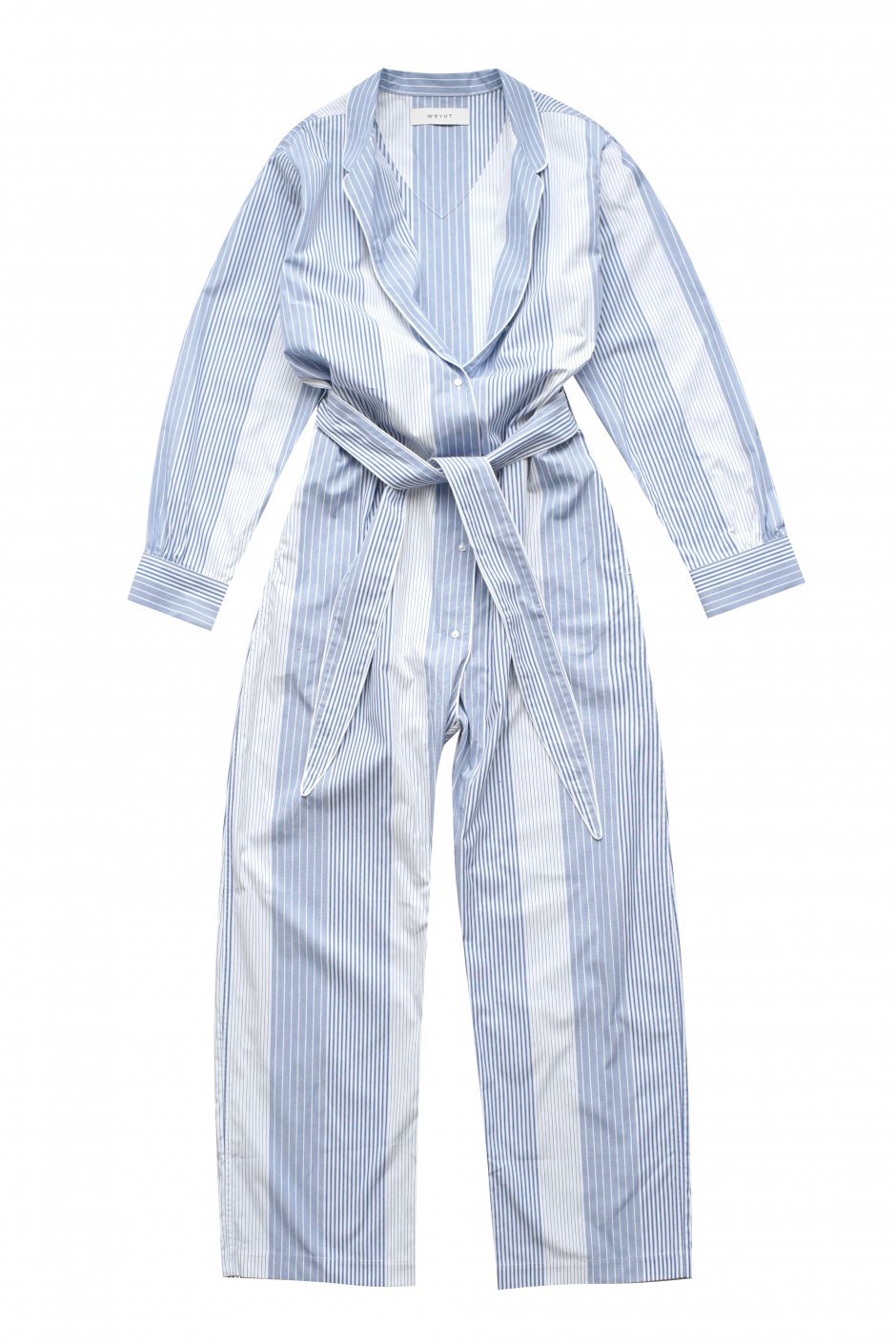 WRYHT - NIGHT SUITS MAXI LENGTH - FRENCH BLUE STRIPE