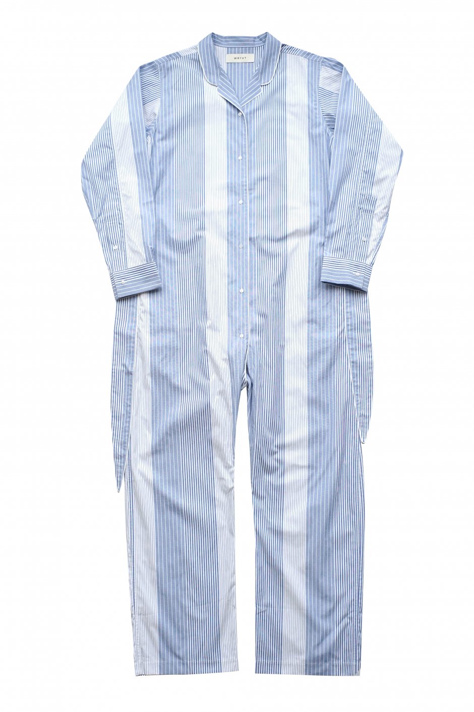 WRYHT - NIGHT SUITS MAXI LENGTH - FRENCH BLUE STRIPE