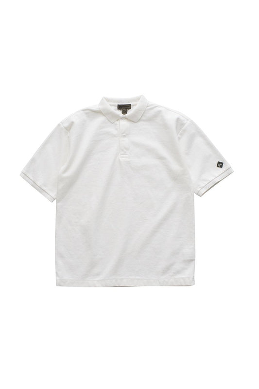 Nigel Cabourn - BIG POLO SHIRT - WHITE