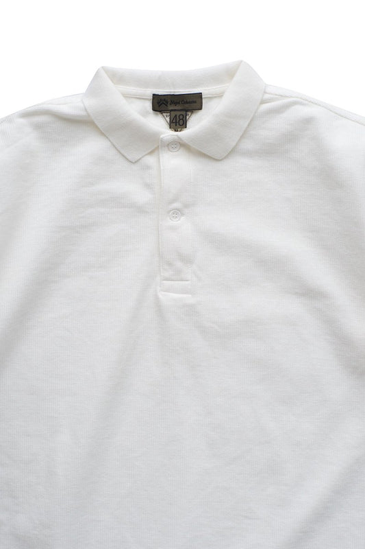 Nigel Cabourn - BIG POLO SHIRT - WHITE