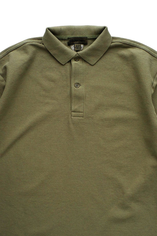 Nigel Cabourn - BIG POLO SHIRT - OLIVE