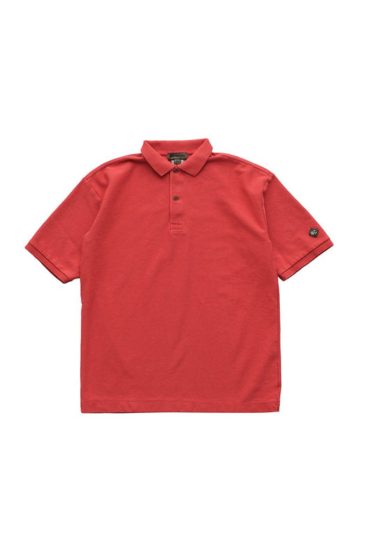 Nigel Cabourn - BIG POLO SHIRT - RED