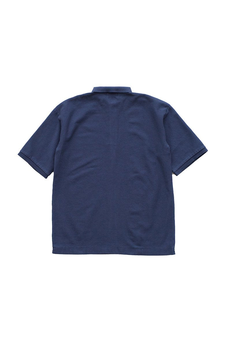 Nigel Cabourn - BIG POLO SHIRT - NAVY