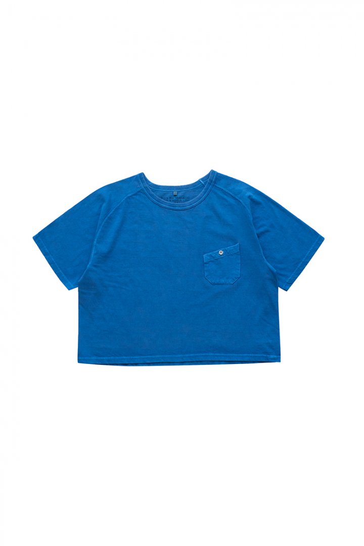 Nigel Cabourn woman - FREEDOM SLEEVE BIG T PIGMENT - NAVY