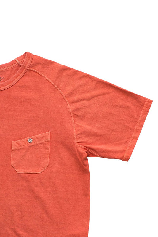 Nigel Cabourn woman - FREEDOM SLEEVE BIG T PIGMENT - ORANGE