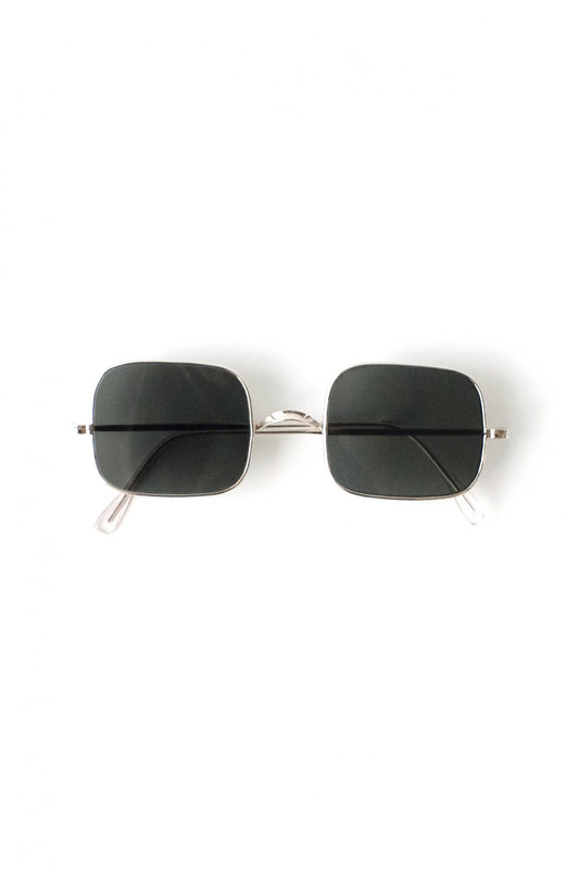 1960s FRANCE VINTAGE EYEGLASS METAL SQUARE AVIATOR - OPT-303