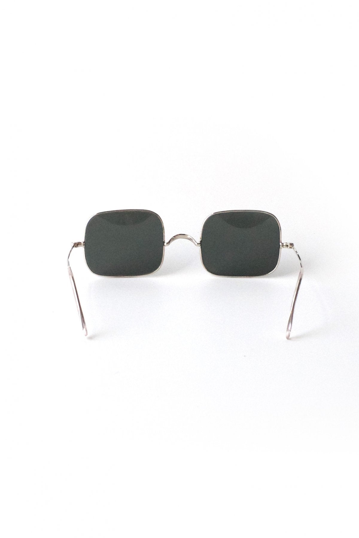 1960s FRANCE VINTAGE EYEGLASS METAL SQUARE AVIATOR - OPT-303