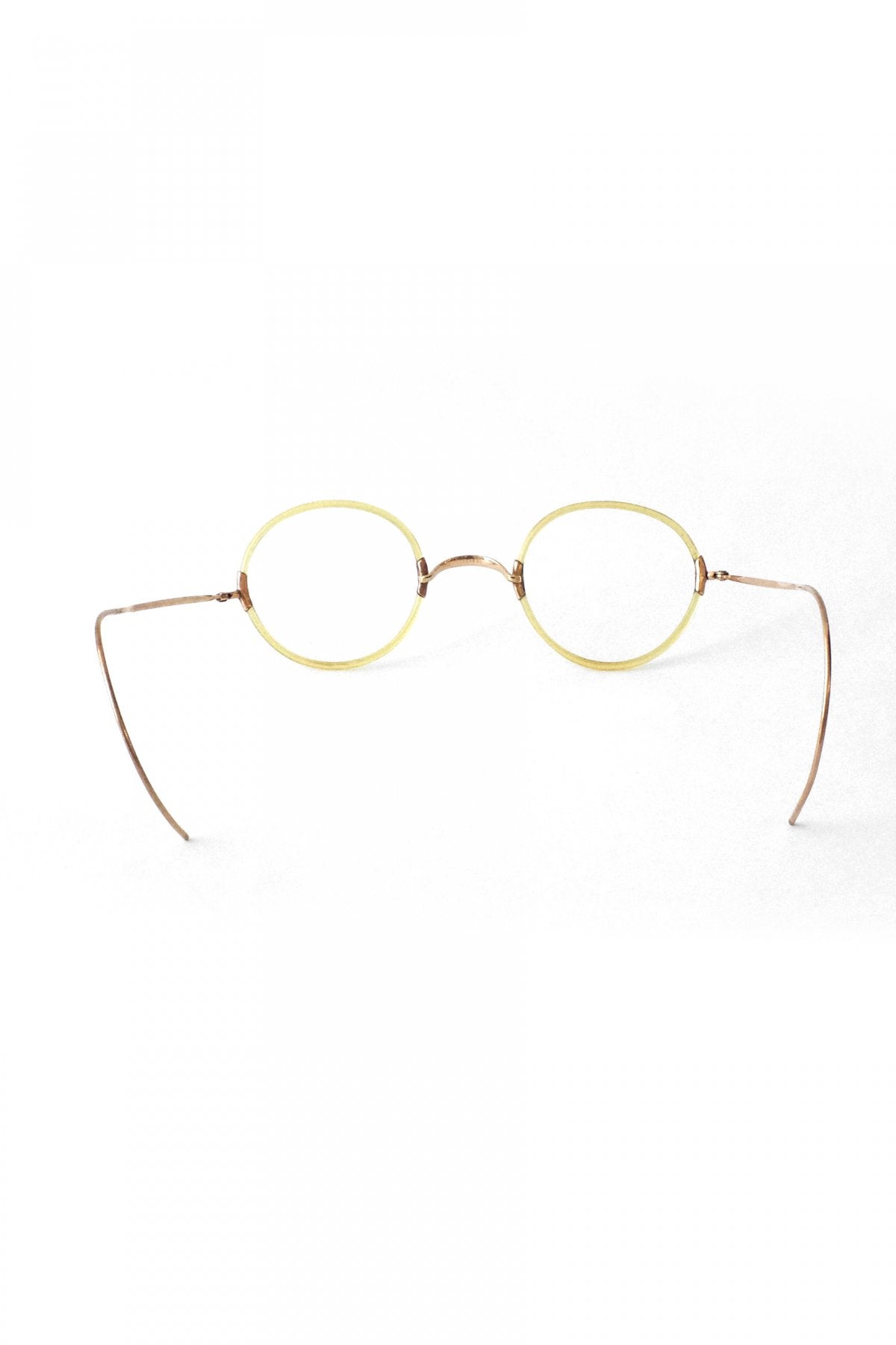 1920s USA ANTIQUE ROUND EYEGLASS - OPT-273