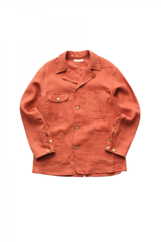 OLD JOE - FOUR POCKET ARTISAN CHORE JACKET - COPPER