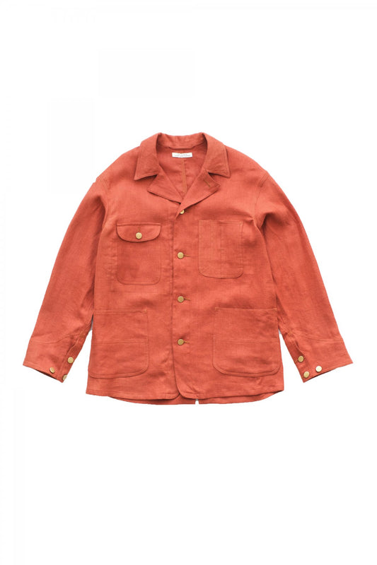 OLD JOE - FOUR POCKET ARTISAN CHORE JACKET - COPPER