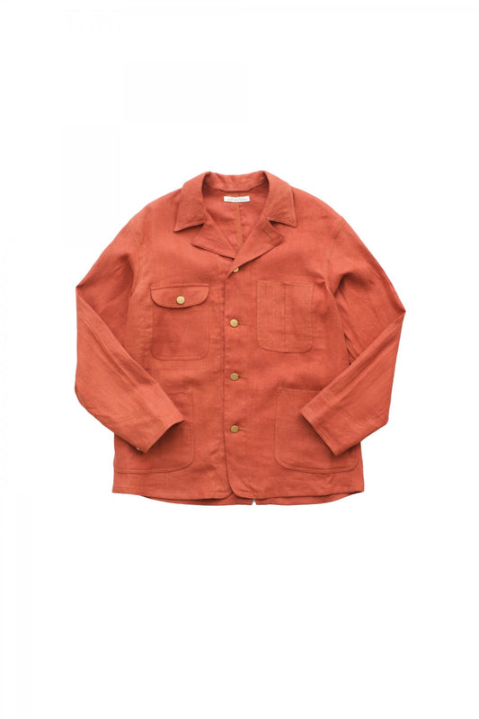 OLD JOE - FOUR POCKET ARTISAN CHORE JACKET - COPPER