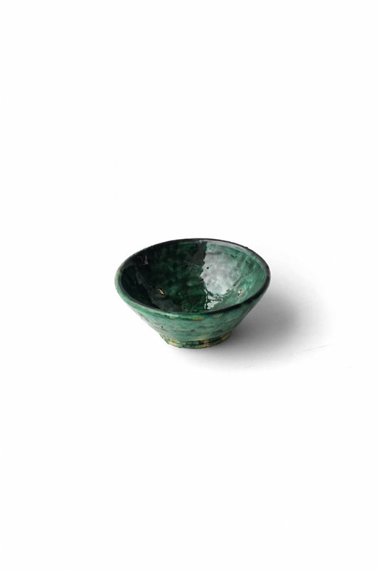 MOROCCO - TAMEGROUTE POTTERY BOWL (S) - Green