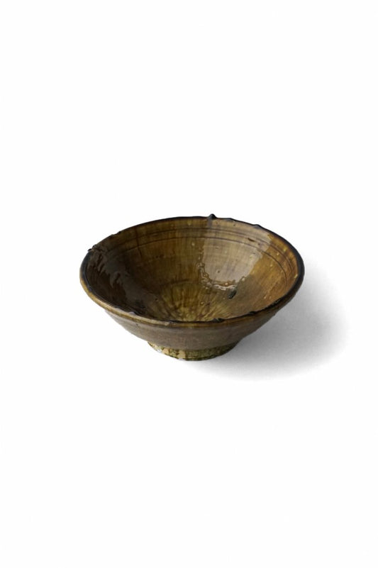 MOROCCO - TAMEGROUTE POTTERY BOWL (L) - Yellow