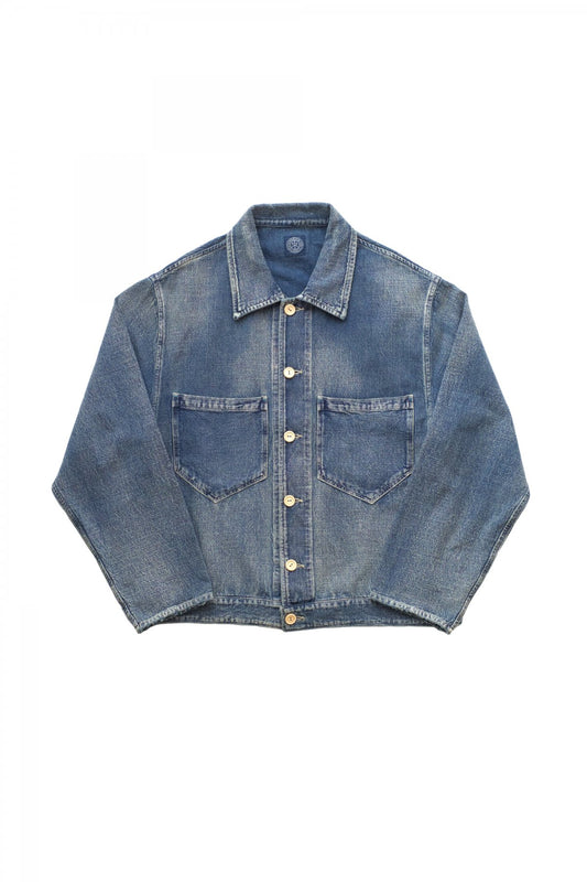 Porter Classic - AFRICAN COTTON CLEAR JACKET - BLUE