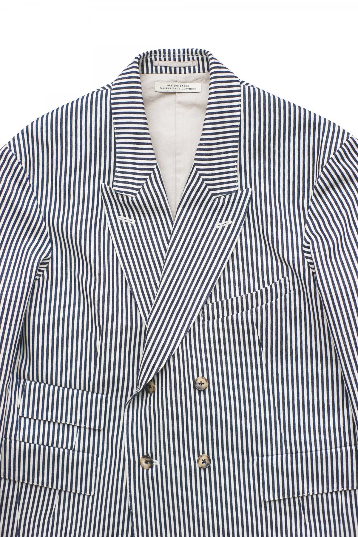 OLD JOE ★★★ - EXCLUSIVE DOUBLE BREASTED SWING JACKET - HICKORY STRIPE