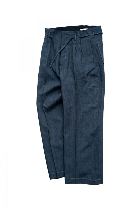 OLD JOE - STRING WAIST WORK TROUSER - PIN STRIPE