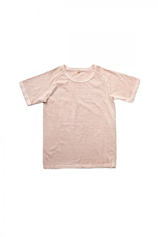 Nigel Cabourn woman - CREW NECK T-SHIRT - PIGMENT PINK