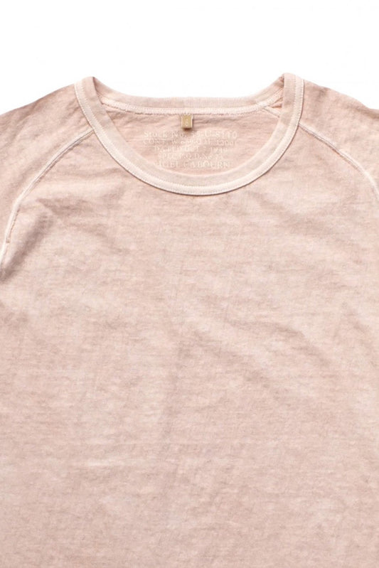 Nigel Cabourn woman - CREW NECK T-SHIRT - PIGMENT PINK