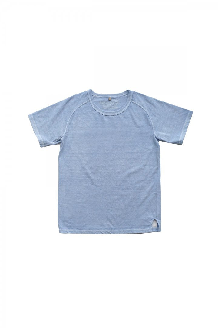 Nigel Cabourn woman - CREW NECK T-SHIRT - PIGMENT BLUE