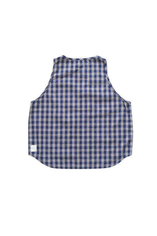 Porter Classic - PALAKA PULLOVER VEST - INDIGO