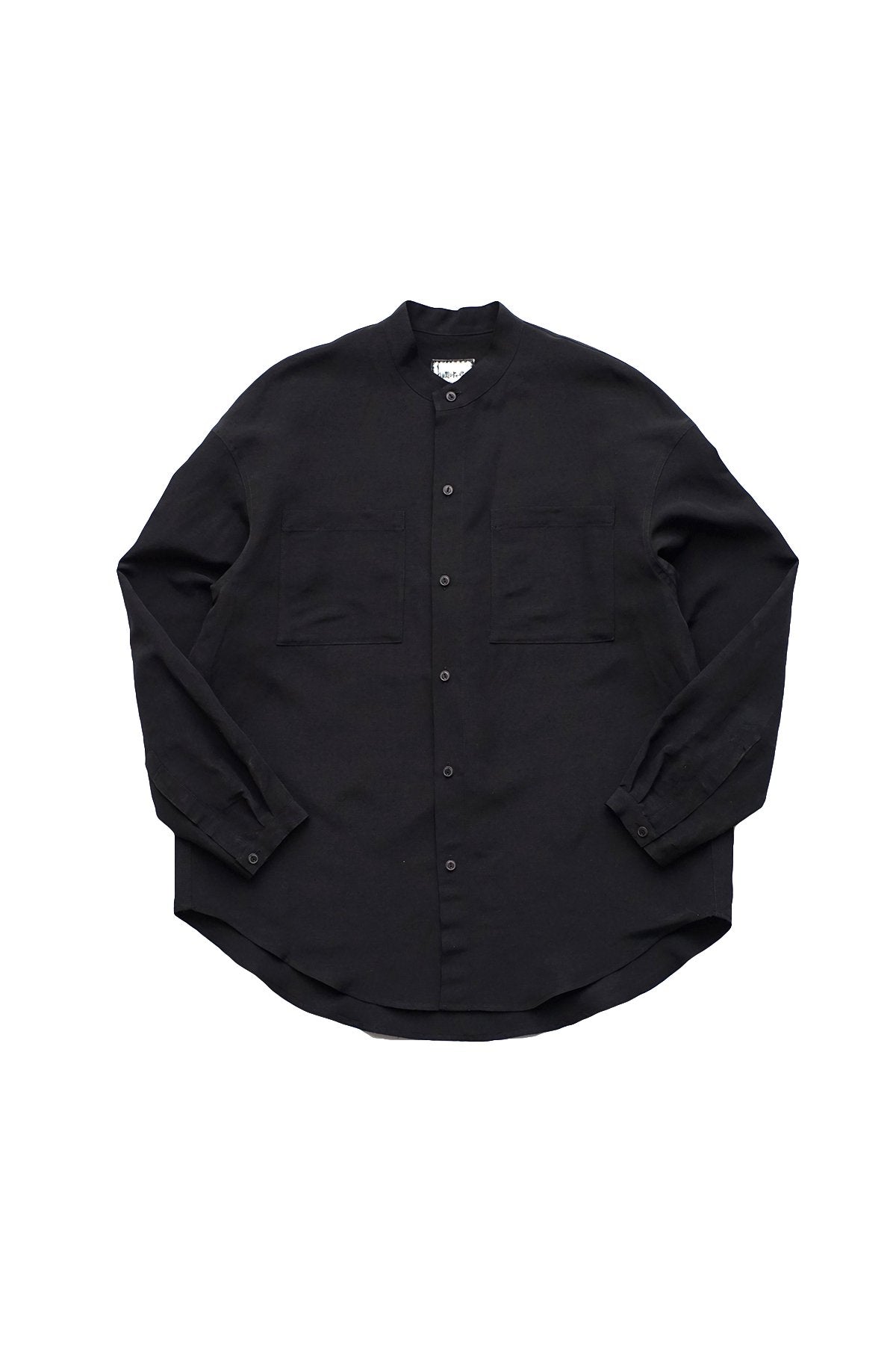 humoresque★★★ - Exclusive MEN'S STAND COLLAR SHIRT LONG SLEEVE - BLACK