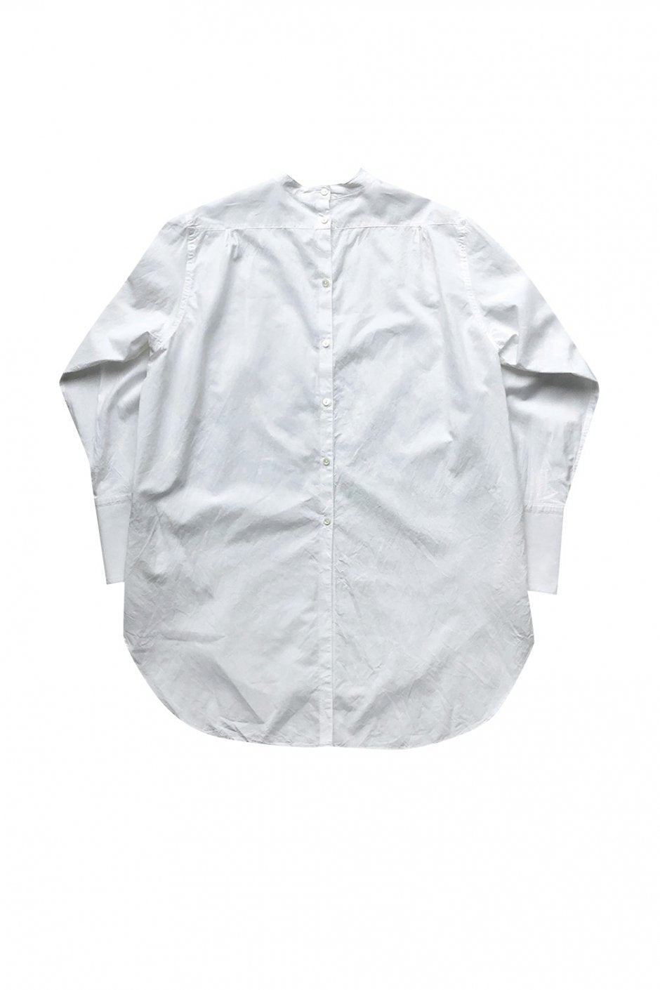 humoresque - LONG CUFFS SHIRT - WHITE