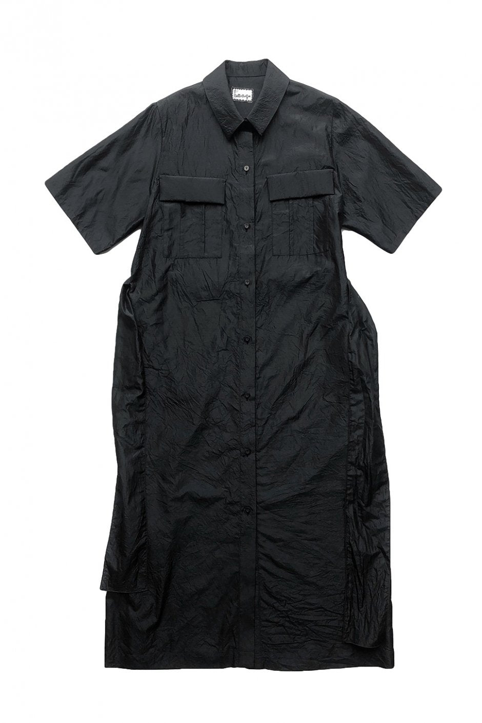 humoresque - POCKET SHIRT DRESS - DARK GREEN