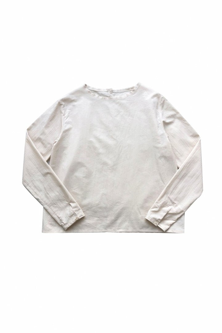 humoresque - CREW NECK BLOUSE - BEIGE