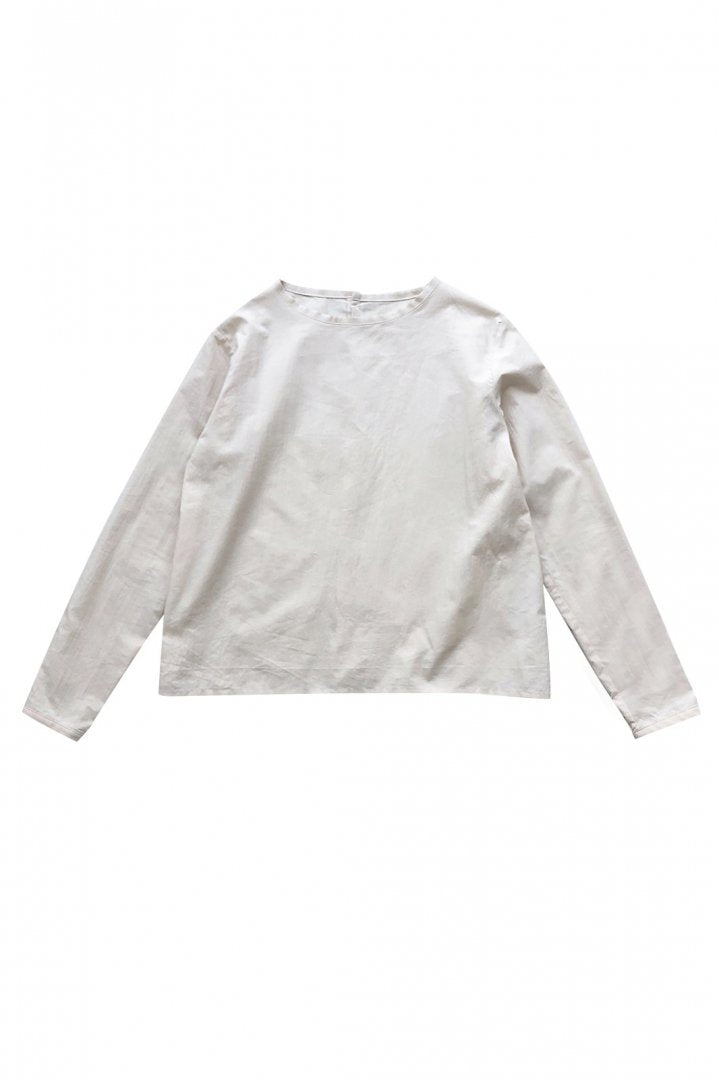 humoresque - CREW NECK BLOUSE - BEIGE