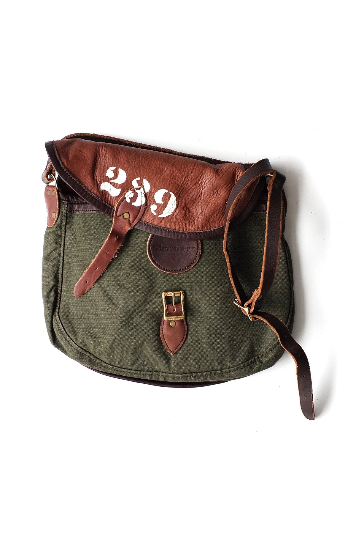 DULUTH PACK -SHELL BAG- OLIVE×BROWN(L) - WASH SPECIAL PAINTED