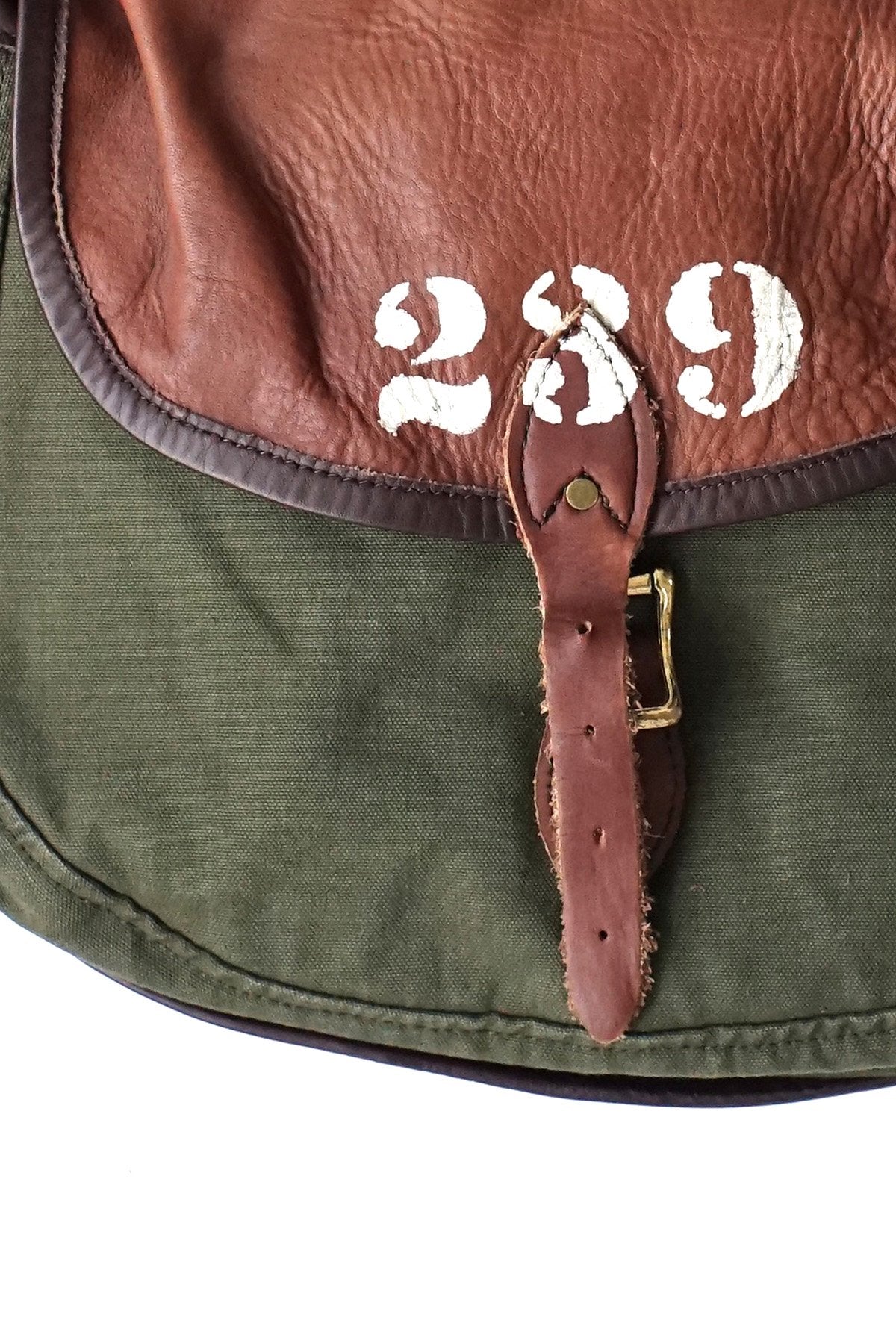 DULUTH PACK -SHELL BAG- OLIVE×BROWN(L) - WASH SPECIAL PAINTED