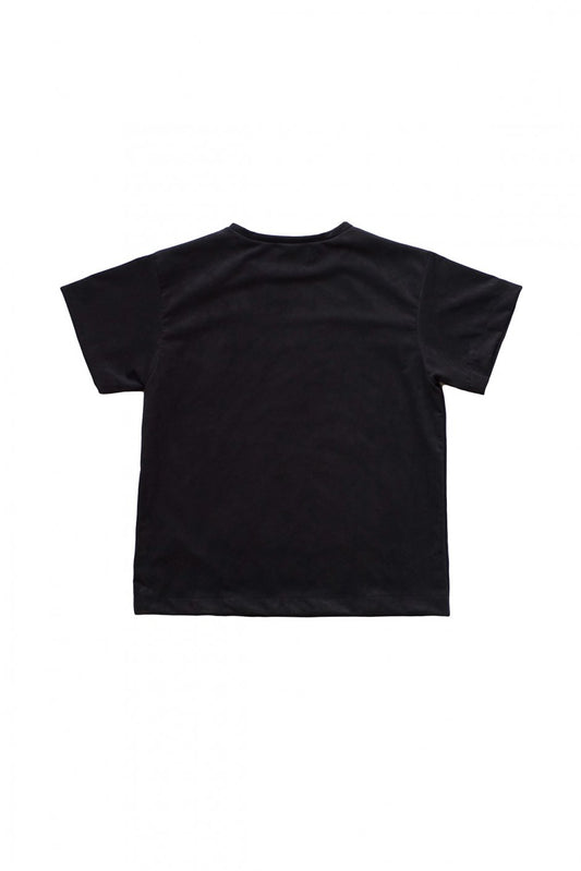 RENOMA - PATCH WORK T-SHIRT - BLACK - 01