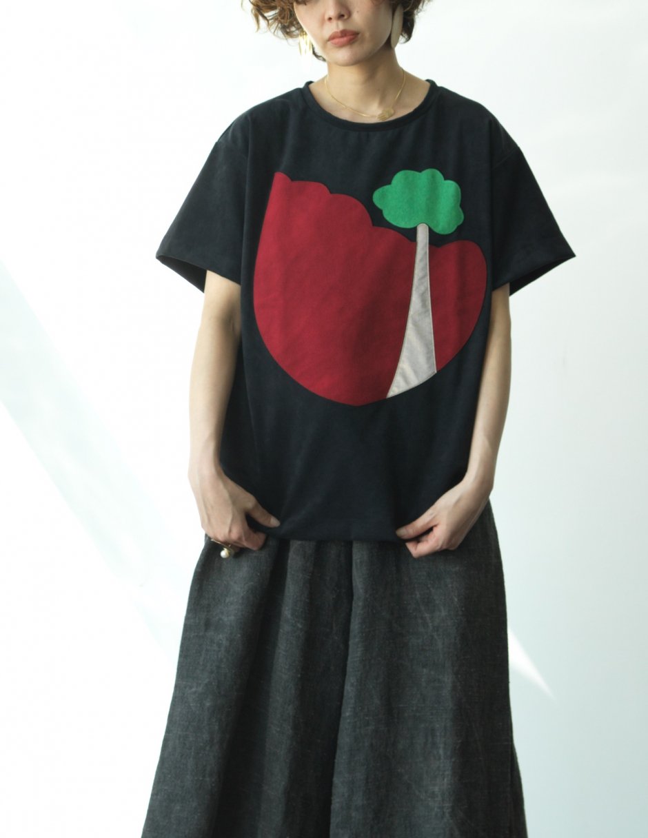 RENOMA - PATCH WORK T-SHIRT - BLACK - 0