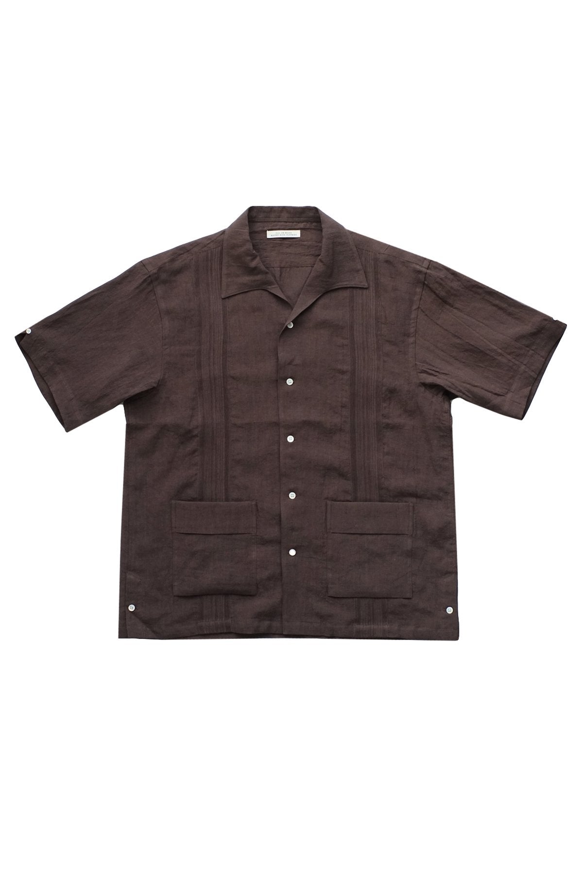 OLD JOE - HAVANA SHIRTS (short sleeve) - CHOCOLATE