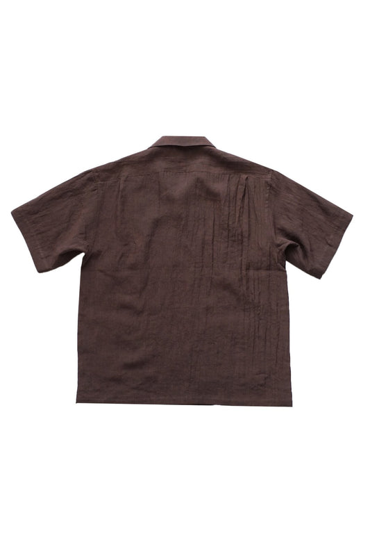 OLD JOE - HAVANA SHIRTS (short sleeve) - CHOCOLATE