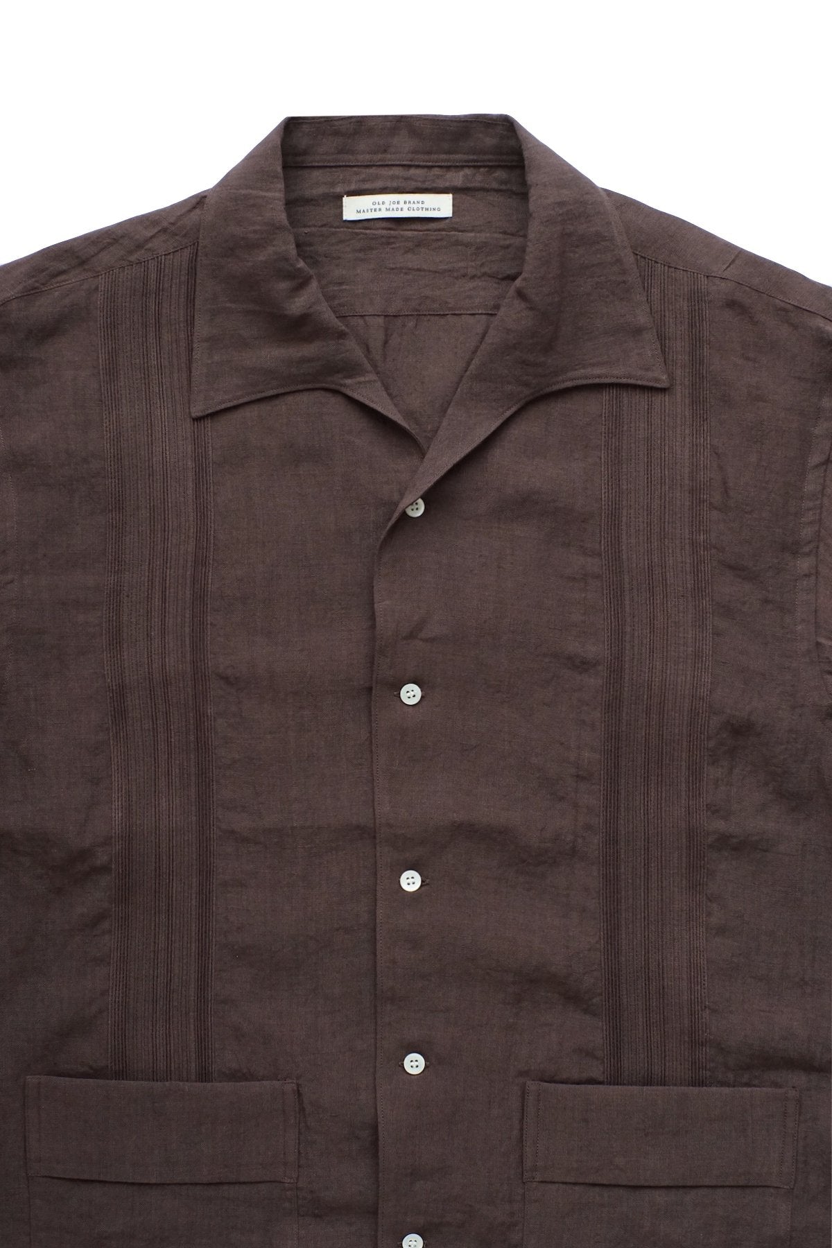 OLD JOE - HAVANA SHIRTS (short sleeve) - CHOCOLATE